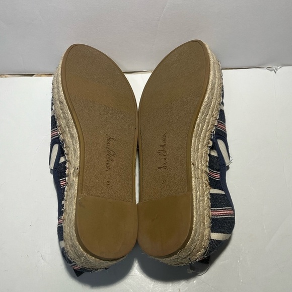 Sam Edelman Espadrilles Blue Americana Stripes Women’s US 9M EUR 39 Platform - Picture 3 of 10